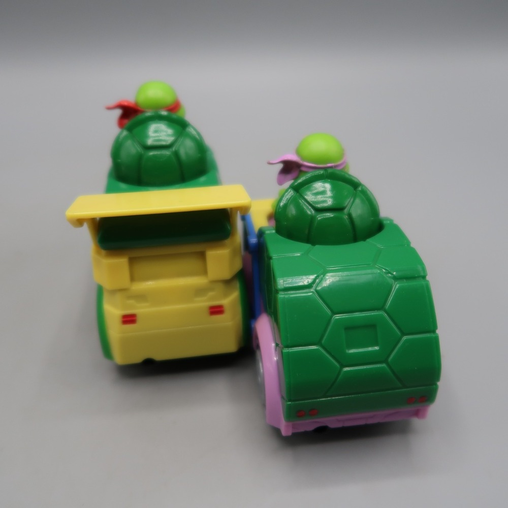 TMNT Rad Rip Racers Toy Vehicle Friction Racing Figures Funrise Lot Set - Picture 8 of 8